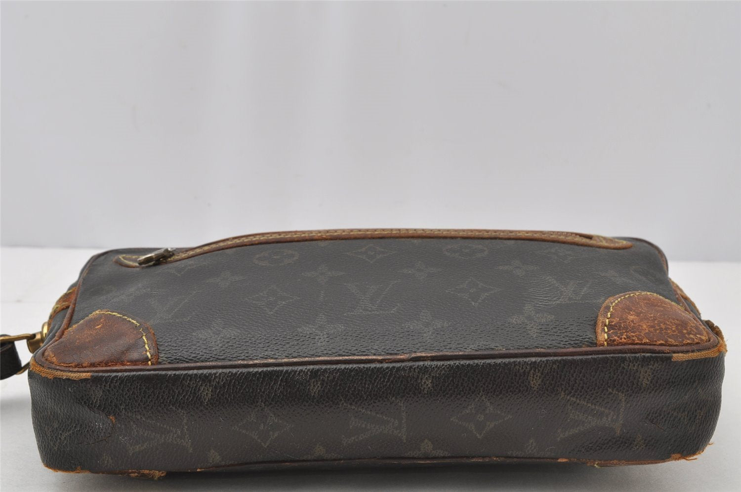 Authentic Louis Vuitton Monogram Marly Dragonne GM M51825 Clutch Hand Bag 9908I