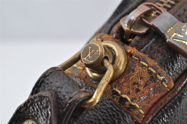 Authentic Louis Vuitton Monogram Marly Dragonne GM M51825 Clutch Hand Bag 9908I