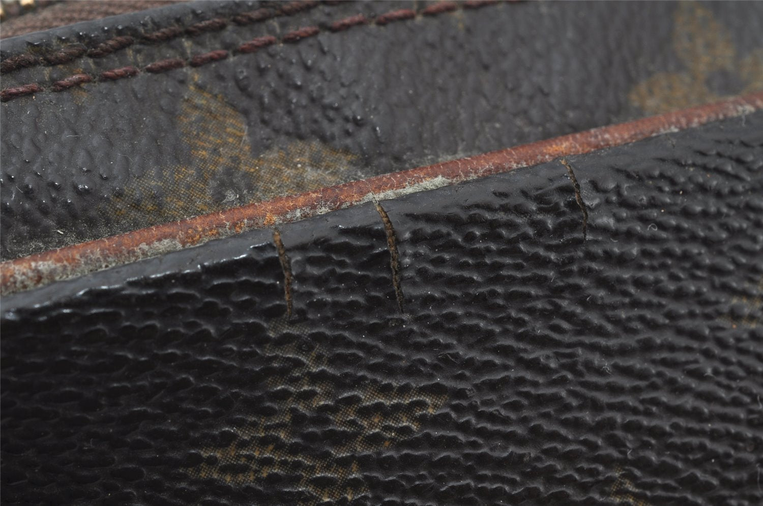 Authentic Louis Vuitton Monogram Marly Dragonne GM M51825 Clutch Hand Bag 9908I