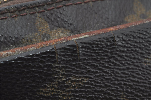 Authentic Louis Vuitton Monogram Marly Dragonne GM M51825 Clutch Hand Bag 9908I