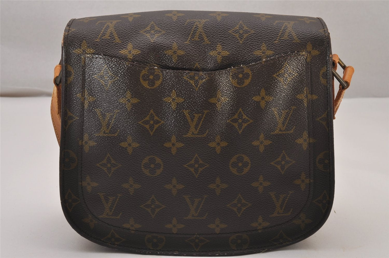 Authentic Louis Vuitton Monogram Saint Cloud GM M51242 Shoulder Cross Bag 9909I