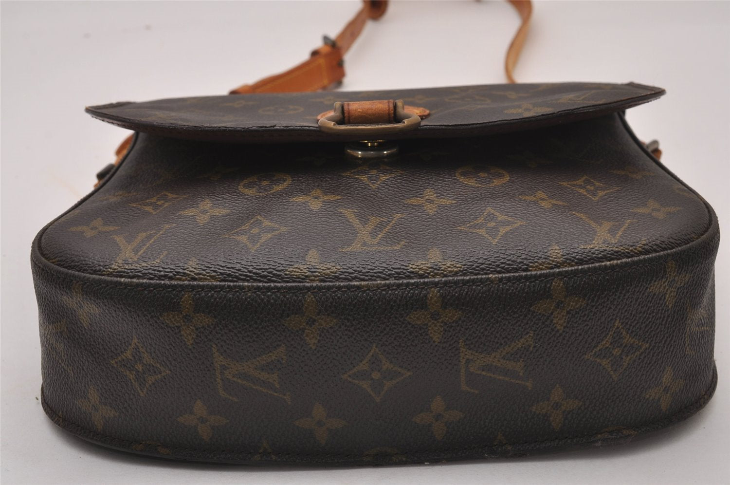 Authentic Louis Vuitton Monogram Saint Cloud GM M51242 Shoulder Cross Bag 9909I