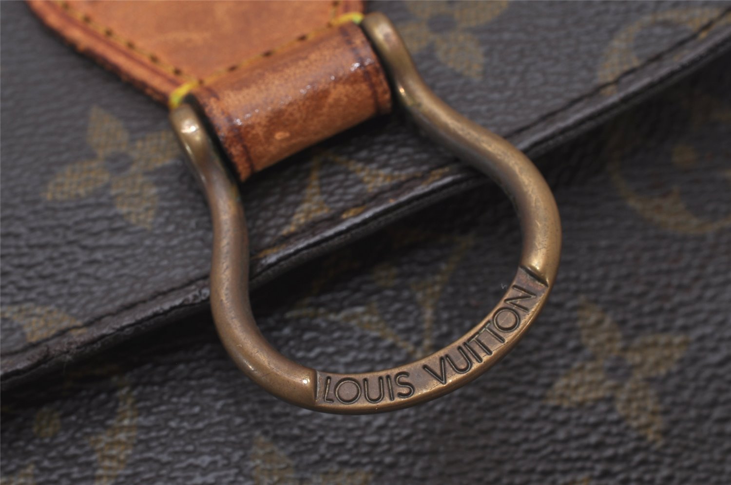 Authentic Louis Vuitton Monogram Saint Cloud GM M51242 Shoulder Cross Bag 9909I