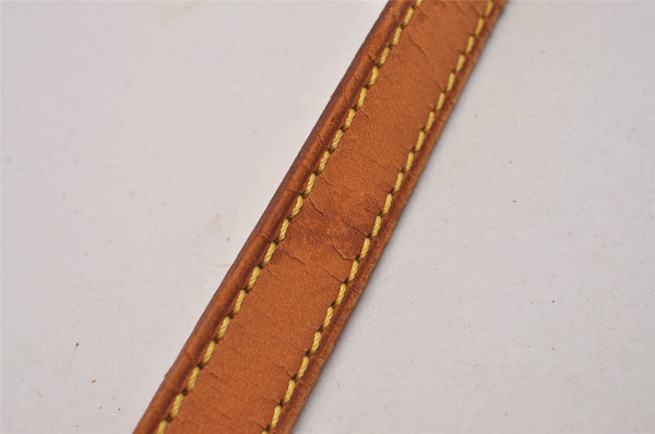 Authentic Louis Vuitton Leather Shoulder Strap Beige 48.8" LV 9911I