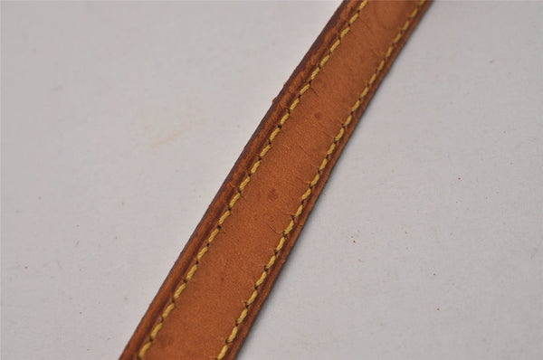 Authentic Louis Vuitton Leather Shoulder Strap Beige 48.8" LV 9911I