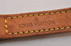 Authentic Louis Vuitton Leather Shoulder Strap Beige 48.8" LV 9911I