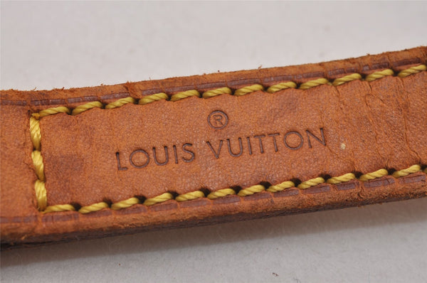 Authentic Louis Vuitton Leather Shoulder Strap Beige 48.8" LV 9911I