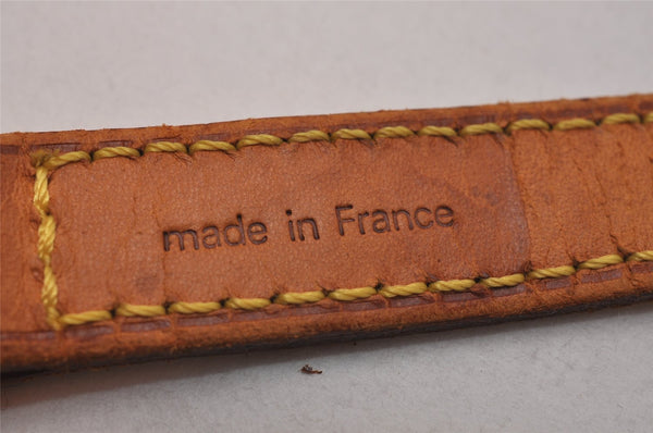 Authentic Louis Vuitton Leather Shoulder Strap Beige 48.8" LV 9911I