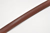 Authentic Louis Vuitton Leather Shoulder Strap Brown 40.6-47.2" LV 9912I