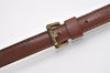 Authentic Louis Vuitton Leather Shoulder Strap Brown 40.6-47.2" LV 9912I