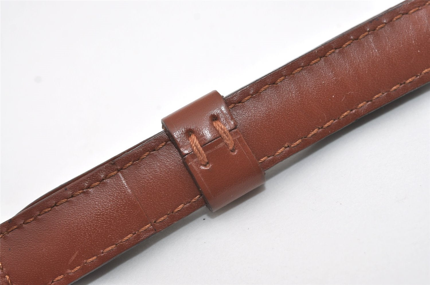 Authentic Louis Vuitton Leather Shoulder Strap Brown 40.6-47.2