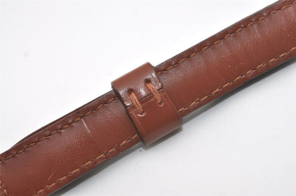 Authentic Louis Vuitton Leather Shoulder Strap Brown 40.6-47.2" LV 9912I