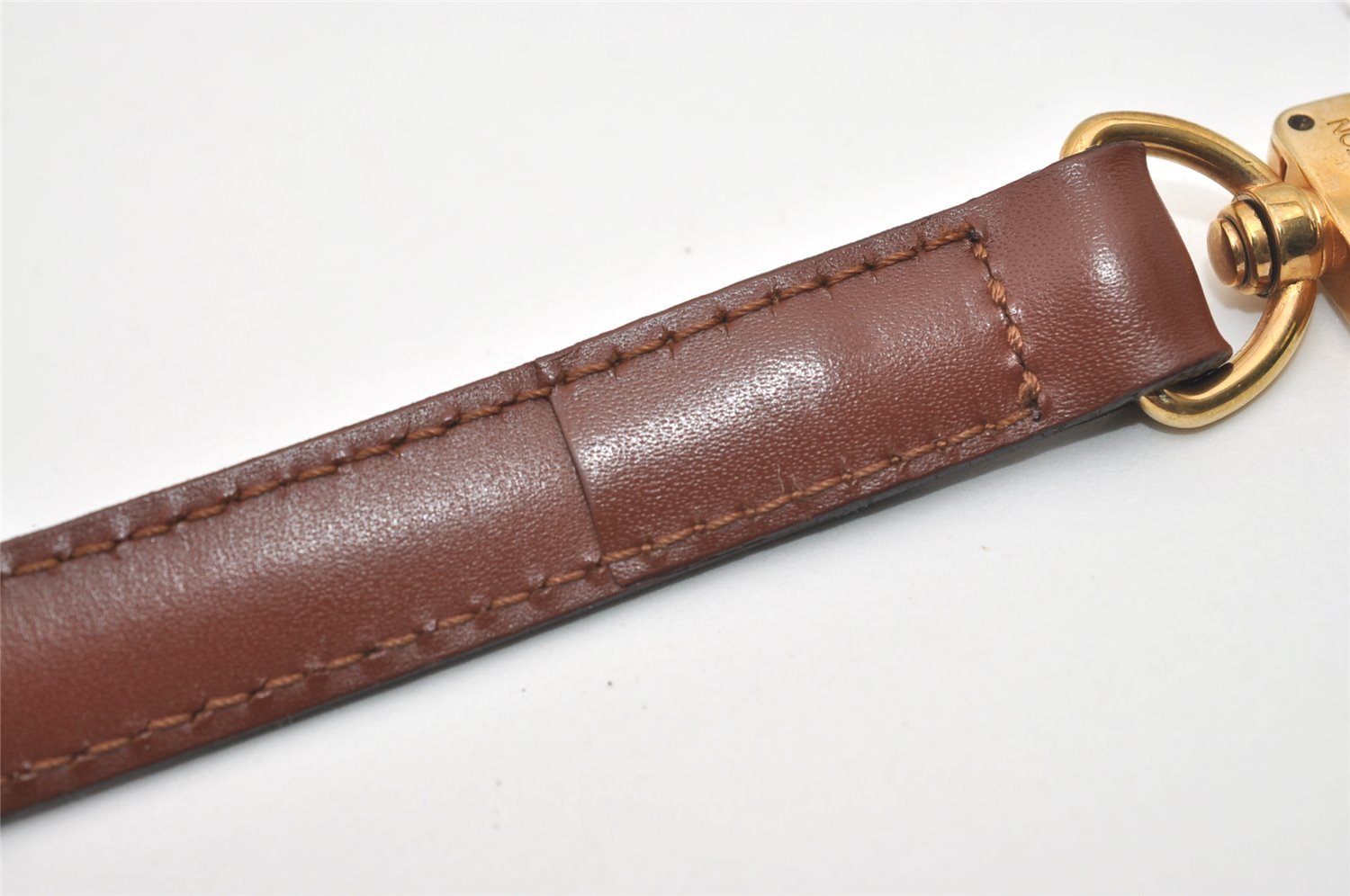 Authentic Louis Vuitton Leather Shoulder Strap Brown 40.6-47.2