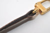 Authentic Louis Vuitton Leather Shoulder Strap Brown 40.6-47.2" LV 9912I