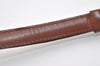 Authentic Louis Vuitton Leather Shoulder Strap Brown 40.6-47.2" LV 9912I