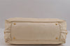 Authentic MIU MIU Vintage Leather 2Way Shoulder Hand Bag Cream White 9912J