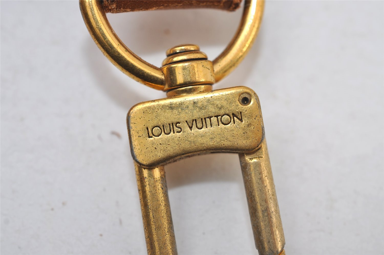 Authentic Louis Vuitton Leather Shoulder Strap Beige 34.6-42.1