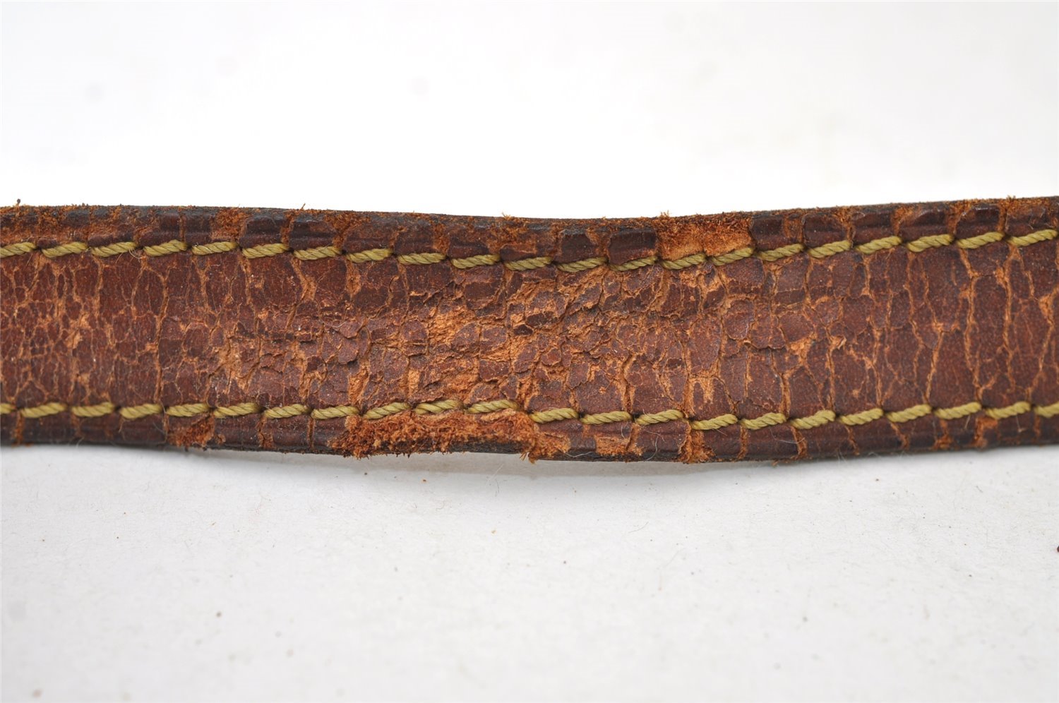 Authentic Louis Vuitton Leather Shoulder Strap Beige 34.6-42.1