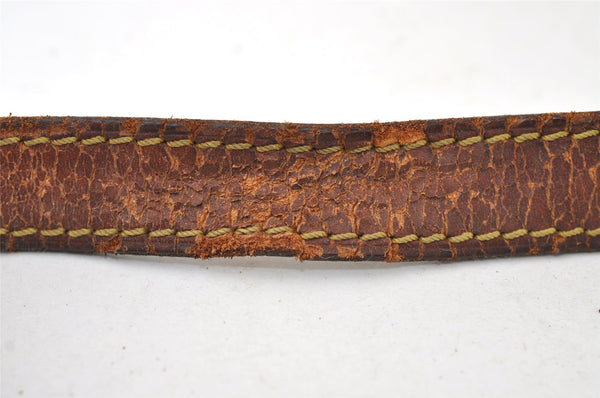 Authentic Louis Vuitton Leather Shoulder Strap Beige 34.6-42.1" LV Junk 9913I