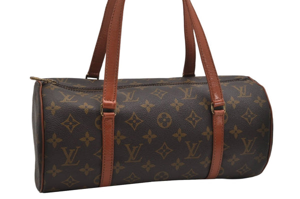 Authentic Louis Vuitton Monogram Papillon 30 Hand Bag Old Model LV 9913J