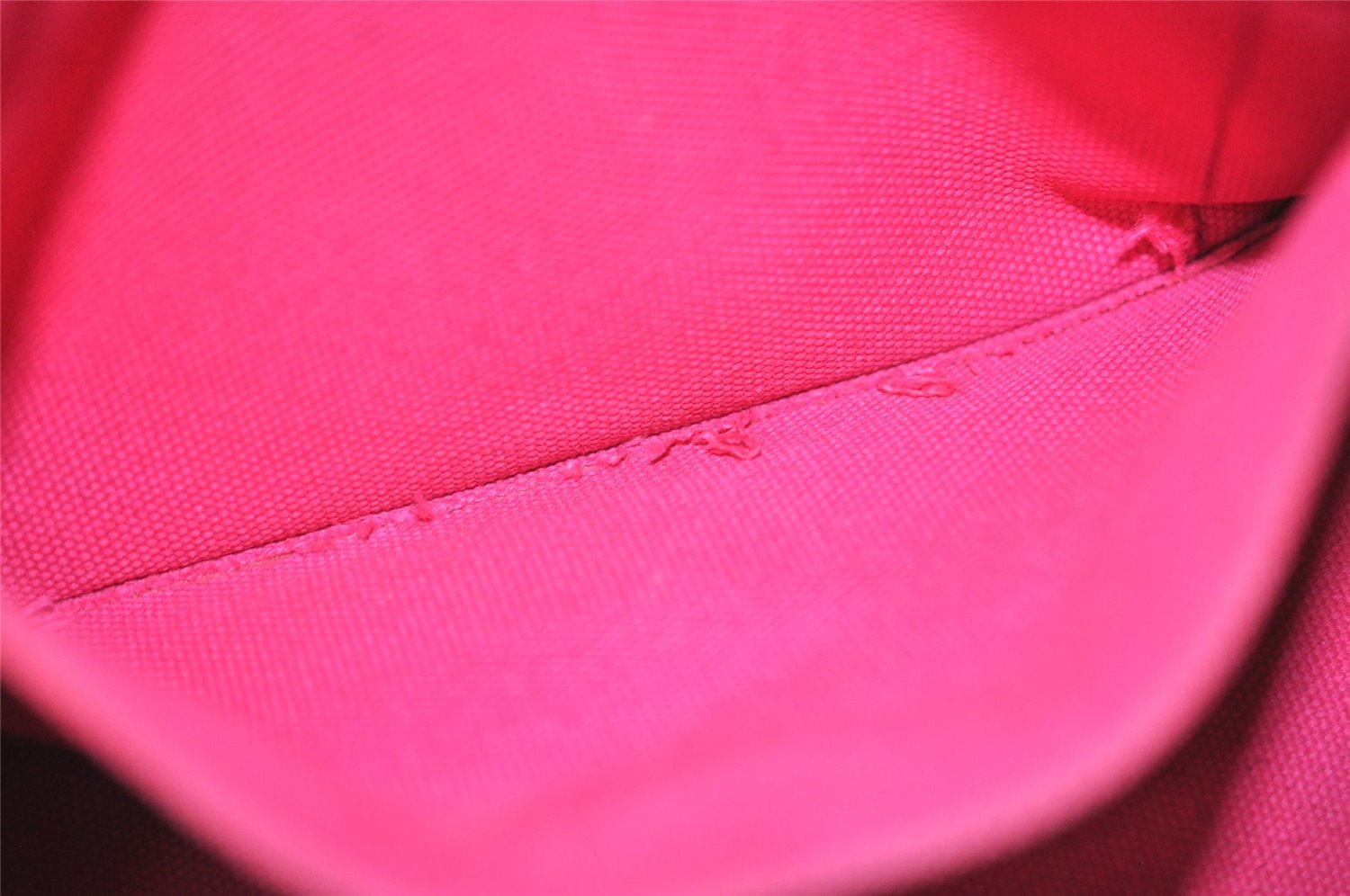 Authentic PRADA Vintage Canapa SS Canvas 2Way Hand Tote Bag Purse Pink 9914I