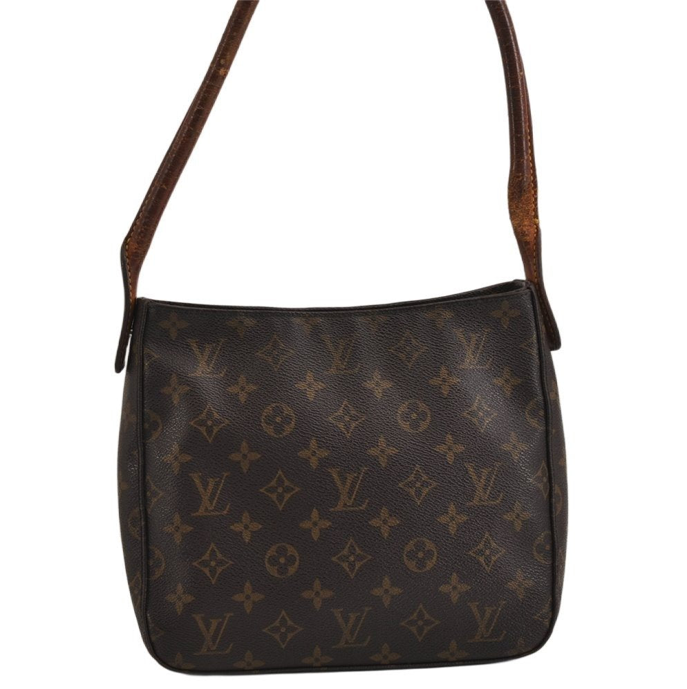 Authentic Louis Vuitton Monogram Looping MM Shoulder Bag M51146 LV 9914J