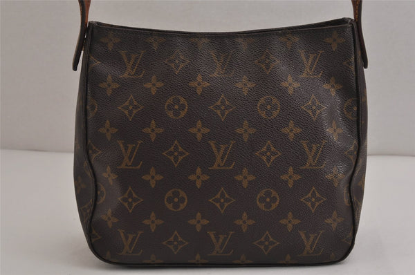 Authentic Louis Vuitton Monogram Looping MM Shoulder Bag M51146 LV 9914J