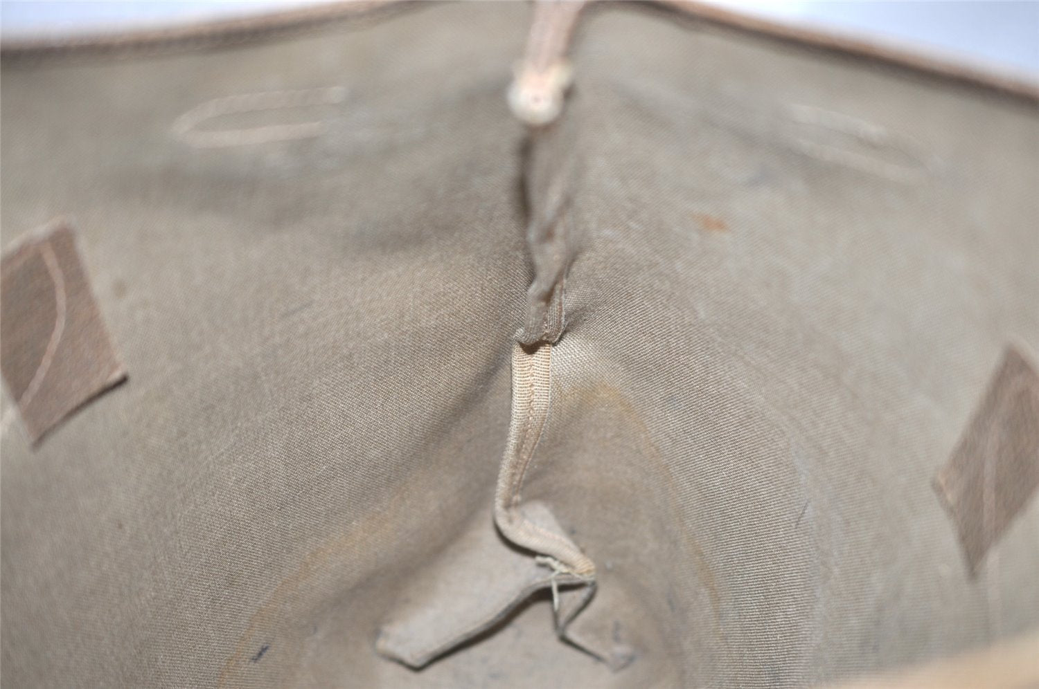 Authentic GUCCI Vintage Shoulder Tote Bag GG PVC Leather Brown 9915I