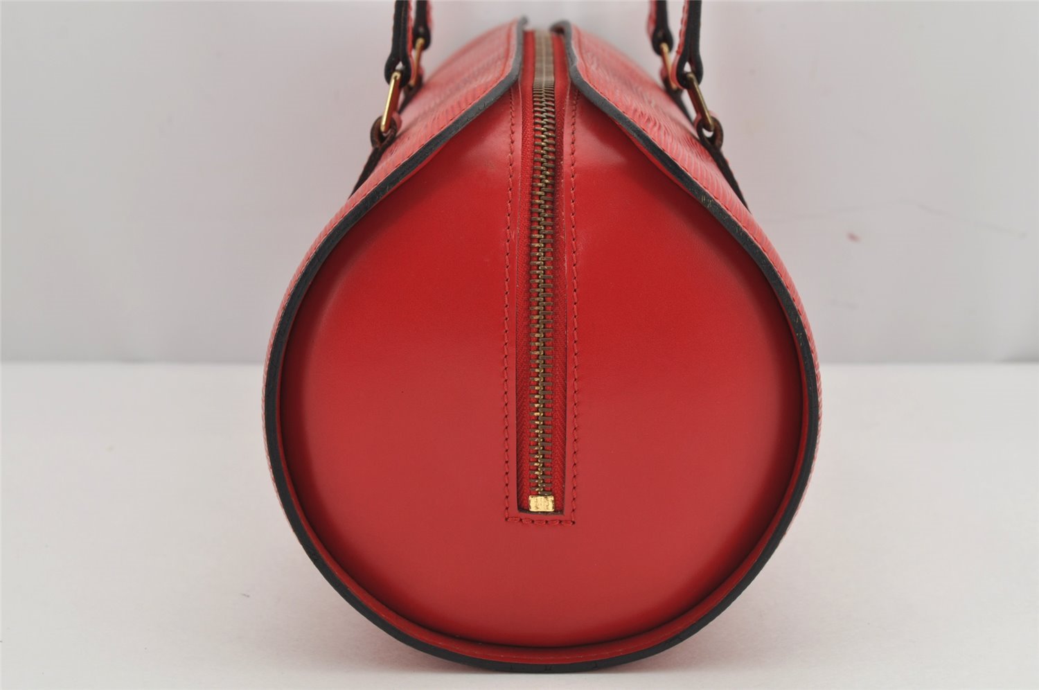 Authentic Louis Vuitton Epi Soufflot Hand Bag Red M52227 LV 9916J