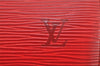 Authentic Louis Vuitton Epi Soufflot Hand Bag Red M52227 LV 9916J