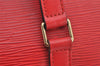 Authentic Louis Vuitton Epi Soufflot Hand Bag Red M52227 LV 9916J