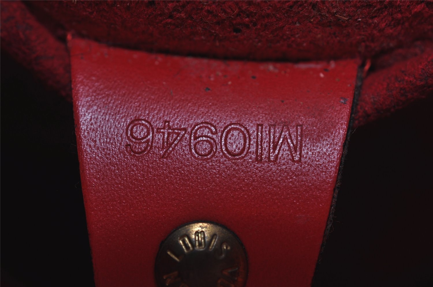 Authentic Louis Vuitton Epi Soufflot Hand Bag Red M52227 LV 9916J