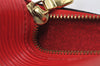 Authentic Louis Vuitton Epi Soufflot Hand Bag Red M52227 LV 9916J