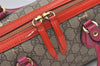 Authentic GUCCI 2Way Shoulder Hand Bag Purse GG PVC Enamel 409529 Brown 9917J
