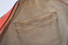 Authentic GUCCI 2Way Shoulder Hand Bag Purse GG PVC Enamel 409529 Brown 9917J