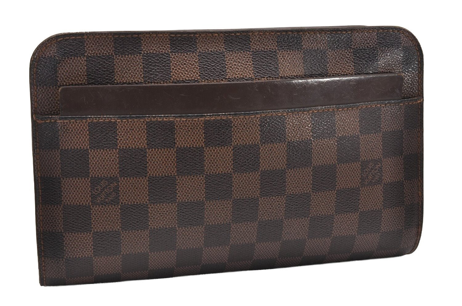 Authentic Louis Vuitton Damier Saint Louis Clutch Hand Bag Purse N51993 LV 9921I