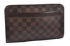 Authentic Louis Vuitton Damier Saint Louis Clutch Hand Bag Purse N51993 LV 9921I