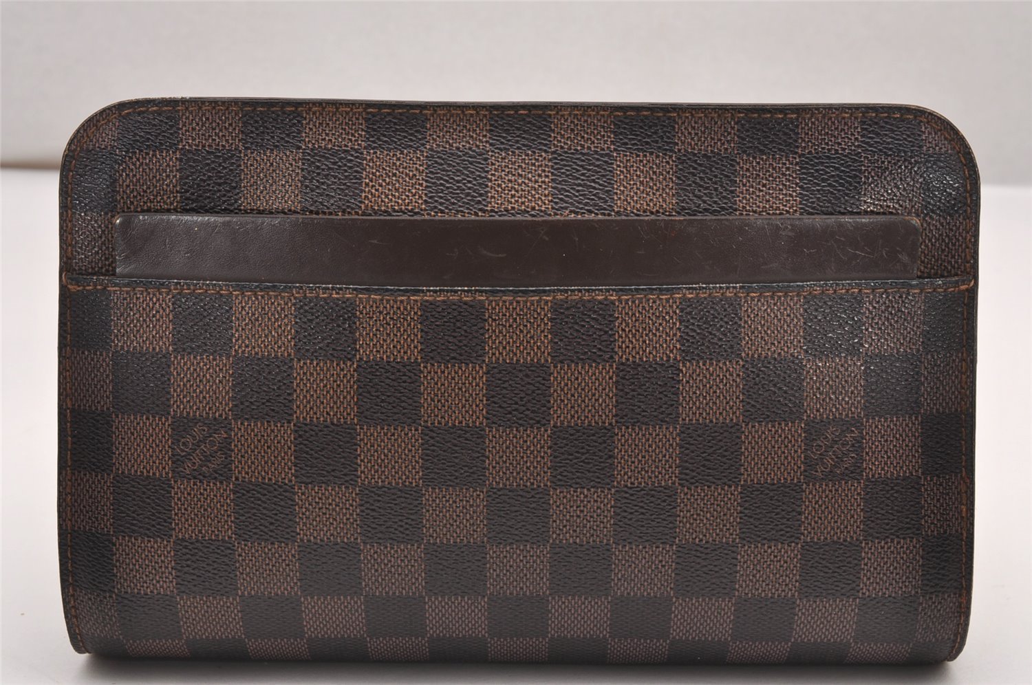Authentic Louis Vuitton Damier Saint Louis Clutch Hand Bag Purse N51993 LV 9921I