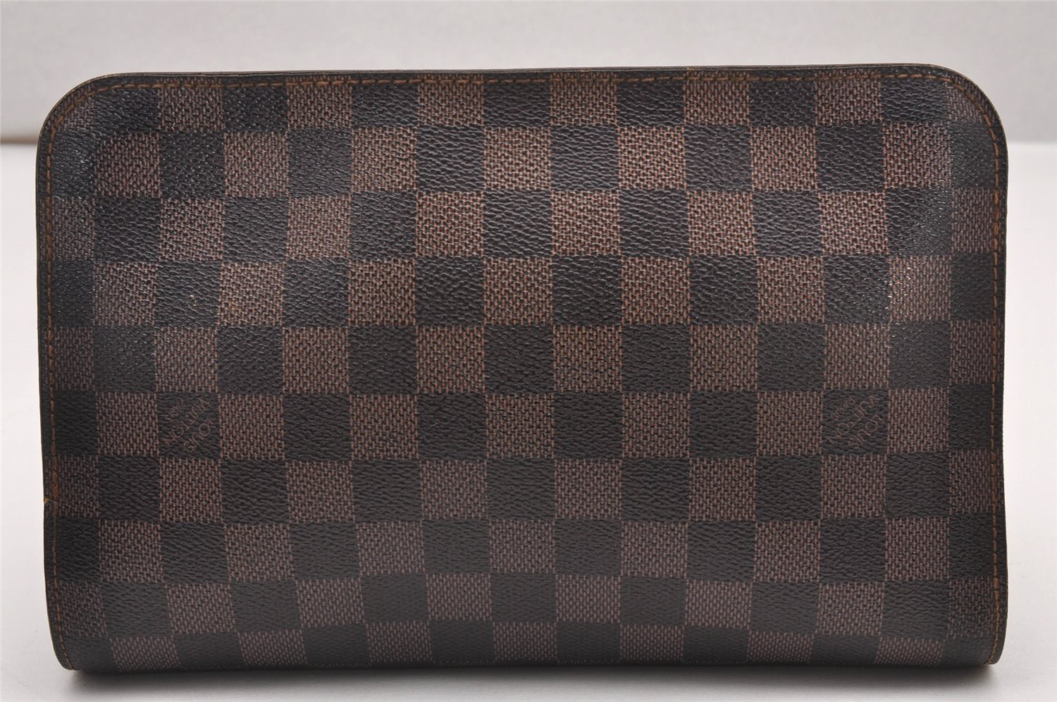 Authentic Louis Vuitton Damier Saint Louis Clutch Hand Bag Purse N51993 LV 9921I