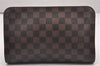 Authentic Louis Vuitton Damier Saint Louis Clutch Hand Bag Purse N51993 LV 9921I