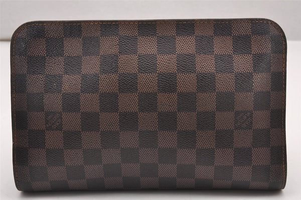 Authentic Louis Vuitton Damier Saint Louis Clutch Hand Bag Purse N51993 LV 9921I