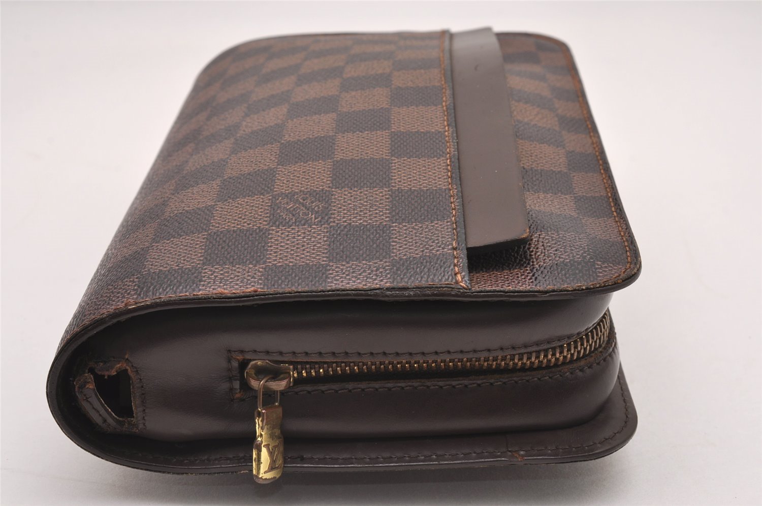 Authentic Louis Vuitton Damier Saint Louis Clutch Hand Bag Purse N51993 LV 9921I