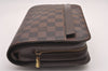 Authentic Louis Vuitton Damier Saint Louis Clutch Hand Bag Purse N51993 LV 9921I