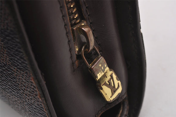 Authentic Louis Vuitton Damier Saint Louis Clutch Hand Bag Purse N51993 LV 9921I