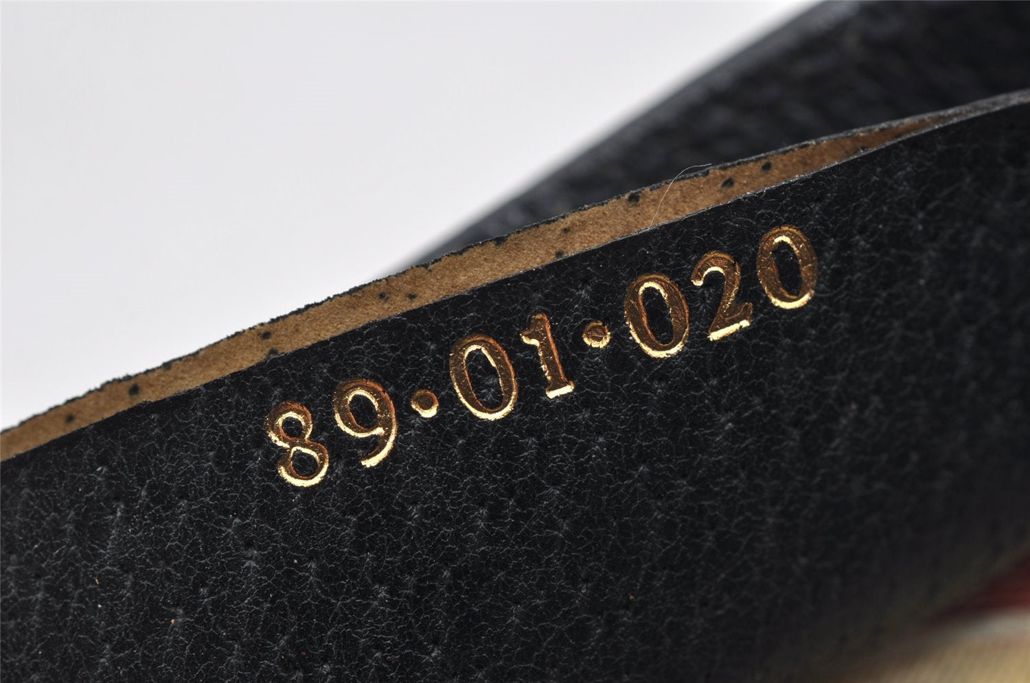 Authentic GUCCI Vintage Pouch Purse GG PVC Leather Navy Blue 9922I