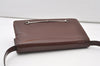 Authentic GUCCI Horsebit Shoulder Cross Body Bag Purse Leather Brown 9925I