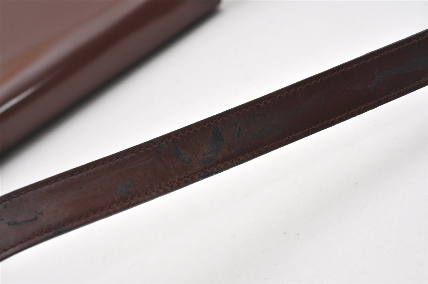 Authentic GUCCI Horsebit Shoulder Cross Body Bag Purse Leather Brown 9925I