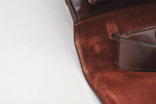 Authentic GUCCI Horsebit Shoulder Cross Body Bag Purse Leather Brown 9925I