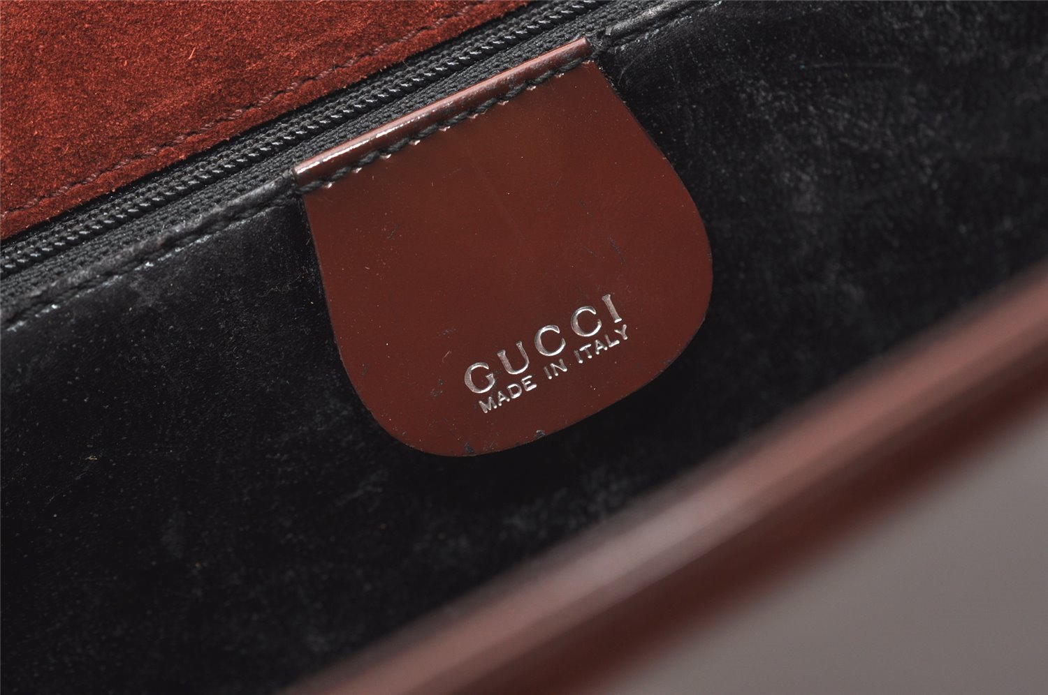 Authentic GUCCI Horsebit Shoulder Cross Body Bag Purse Leather Brown 9925I