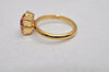 Auth Louis Vuitton Bague Vert Cosmopolitan Triple Ring Size L M66340 Gold 9925J